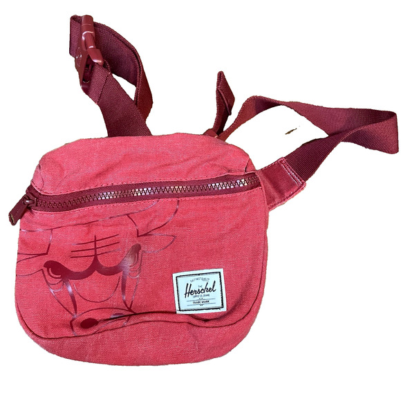 Herschel Belt Bag Chicago Bulls NBA Red Fanny Pack Clip Adjustable Basketball - Picture 1 of 15